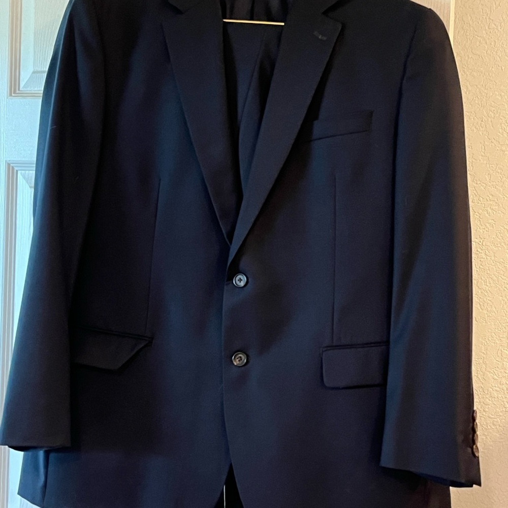 Ralph Lauren Blue Suit Classic Elegance